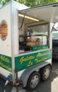 Belgian waffles food cart